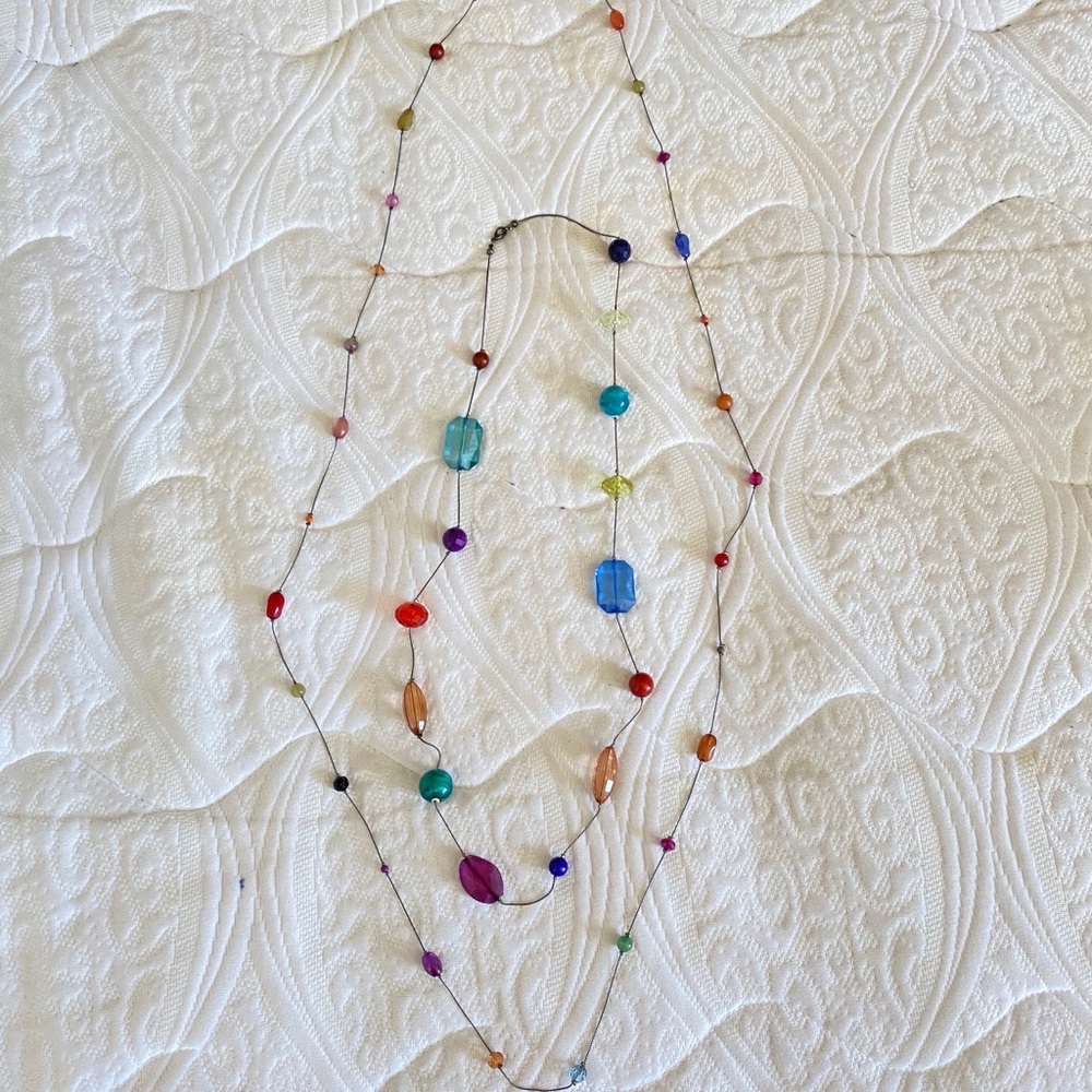 Fashion | Bundle Multi-Color Gem Necklaces